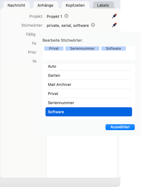 Edit keyword