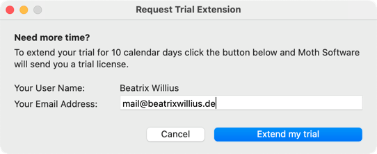 Extend Trial Time