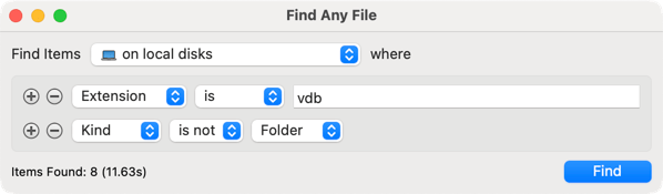 Search in Find any File for archives